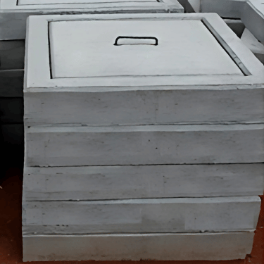 Cover & Frame Beton - Manhole Kotak SCG by Bestari